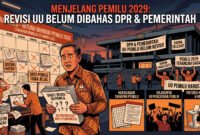 Menjelang tahapan Pemilu 2029 yang dimulai setahun lagi, revisi UU Pemilu justru belum dibahas DPR & Pemerintah. Intip dampak buruk ketidakpastian hukum ini!