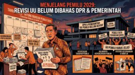 Menjelang tahapan Pemilu 2029 yang dimulai setahun lagi, revisi UU Pemilu justru belum dibahas DPR & Pemerintah. Intip dampak buruk ketidakpastian hukum ini!